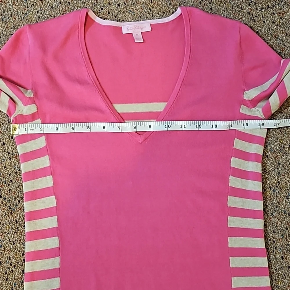 Lilly Pulitzer V-Neck Sweater! Worn Once!! - Picture 8 of 12